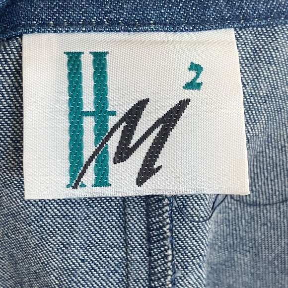 Medium Dark Blue Denim Oversized Blazer - Picture 10 of 12